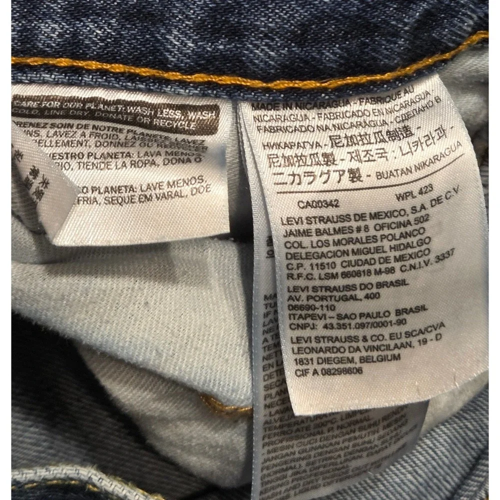 Levi's 560 Comfort Fit Jeans Mens 42x30 Blue Medium Wash Baggy Relaxed